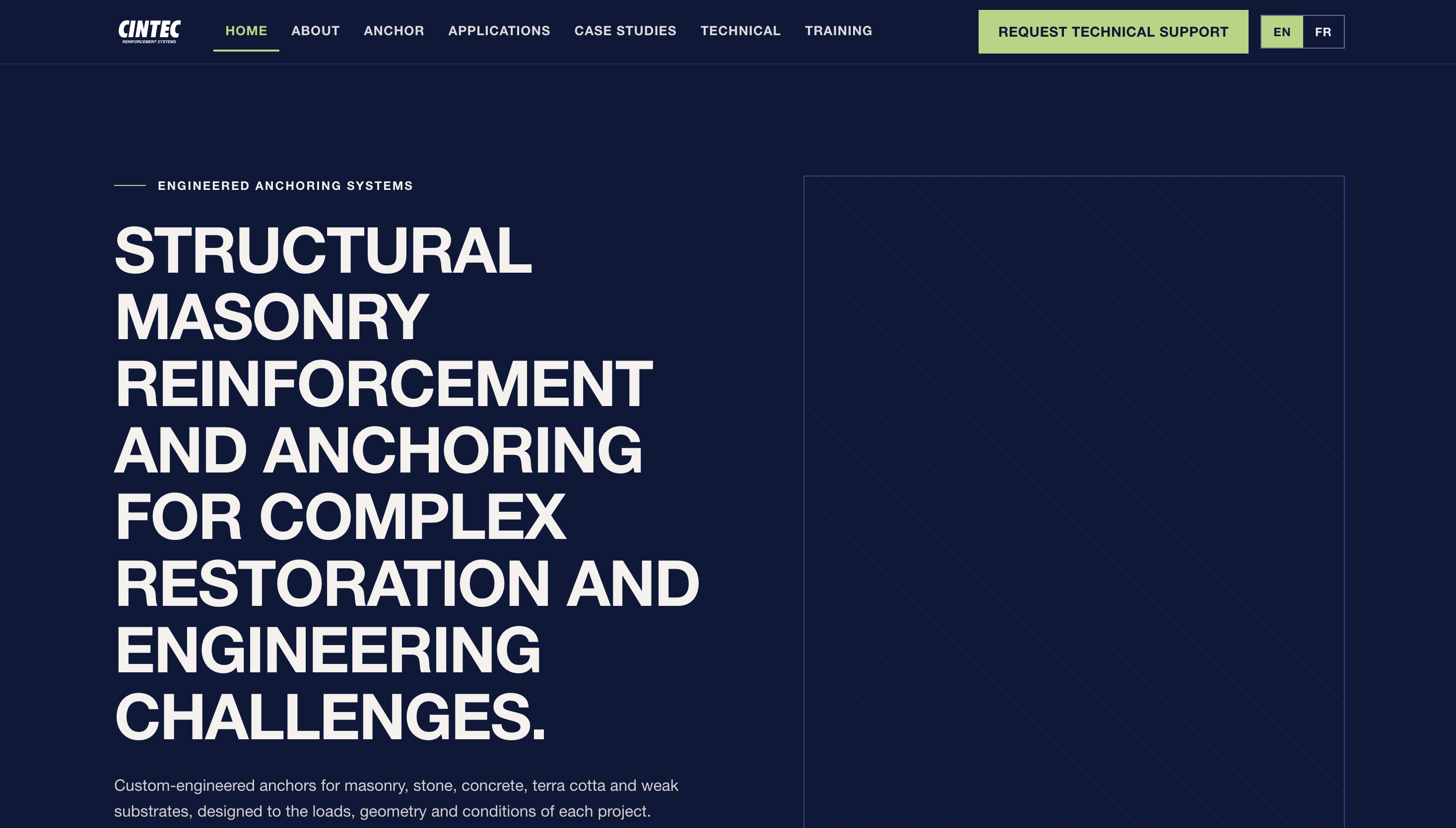 Structural engineering website, after
